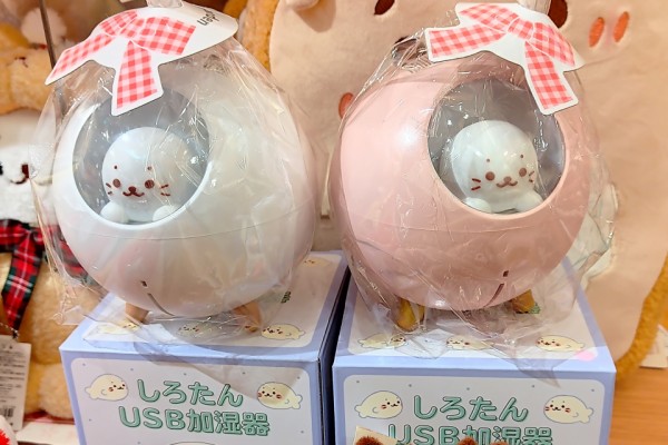 しろたん　卓上加湿器　7色LEDライト しろたん 加湿器 卓上 USB しろたん＆らっこいぬ お友達 卓上