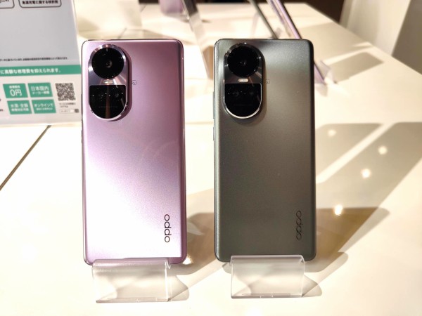 おサイフケータイ対応スマホ「OPPO Reno10 Pro 5G」を写真や動画で紹介