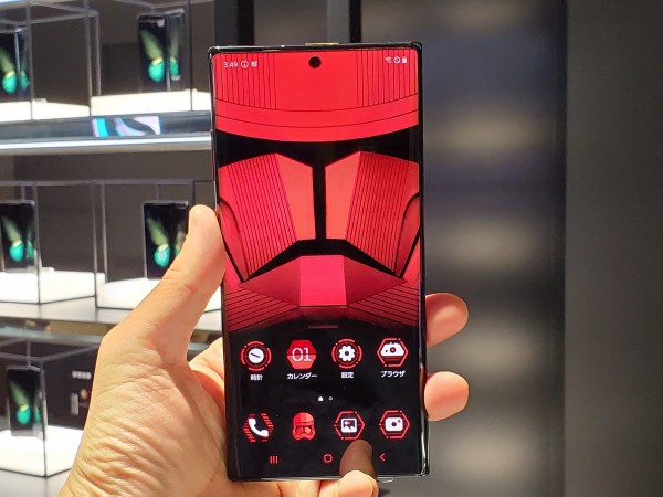 スター・ウォーズモデルの「赤いSペン」はライトセーバー風！NTTドコモが発売する限定スマホ「Galaxy Note10+ Star Wars  Special Edition」を紹介【レポート】 : S-MAX