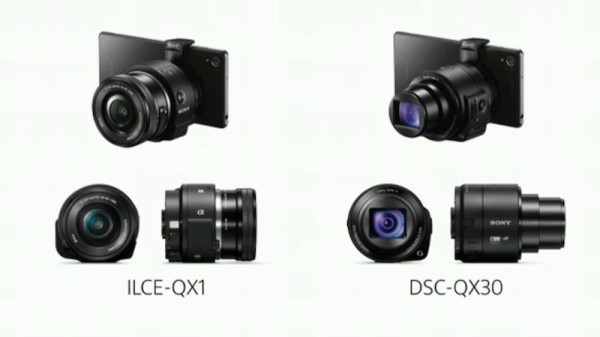ソニー、スマホなどをレンズ交換式デジタル一眼カメラにするEマウント搭載レンズスタイルカメラ「ILCE-QX1」を10月10日に発売！30倍光学 ズーム対応「DSC-QX30」や「DSC-QX10」の新色ピンクも S-MAX