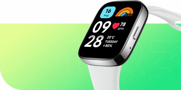 シャオミ、低価格な1.83インチディスプレイ搭載スマートウォッチ「Redmi Watch 3 Active」を日本で7月27日に発売！価格は5490円  : S-MAX