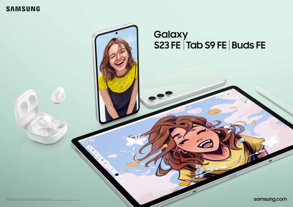 Samsung Galaxy Tab あわただしく S9 FE 本体とS Pen｜Android 