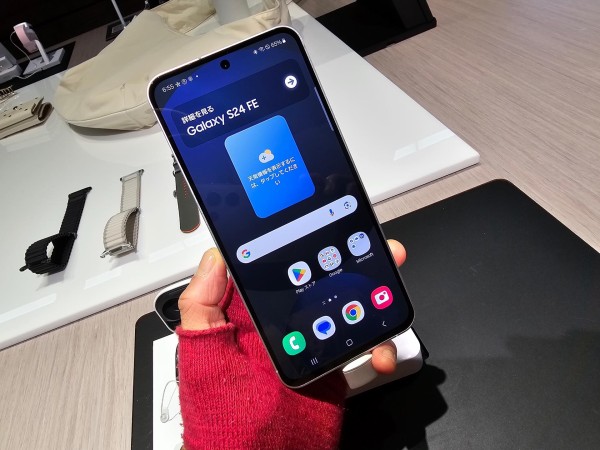 フラッグシップシリーズの廉価スマホ「Galaxy S24 FE」を写真で紹介