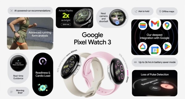 Googleの新スマートウォッチ「Pixel Watch 3」が発表！9月10日発売で