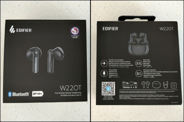 スペシャルオファ Edifier W220T ワイヤレスイヤホン ブラック ノイズキャンセル
