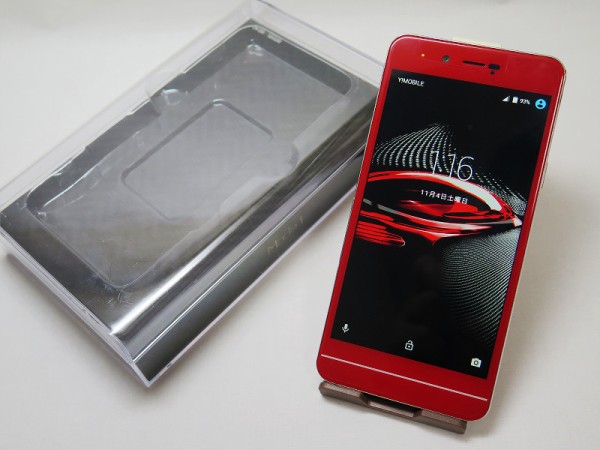 ANDROID - SIMフリー ピーアップ MD-03P Mode1 RS レッド 本体 新品 レーシングマシンを意識したデザインのSIMフリースマホ「Mode1