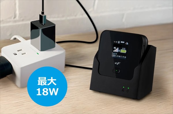 富士ソフト FS045W、eSIM海外対応モバイルルーター＋新品保護フイルム付き 富士ソフト、eSIMに対応した4Gモバイルルーター「+F FS045W」を
