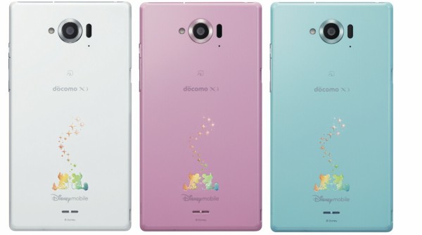 NTTドコモ、5.5インチフレームレスデザインのディズニースマホ「Disney