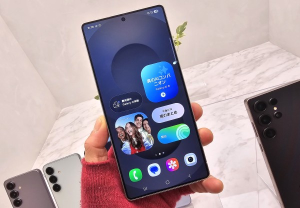 新プレミアムスマホ「Galaxy S25 Ultra」を写真や動画で紹介！幅狭