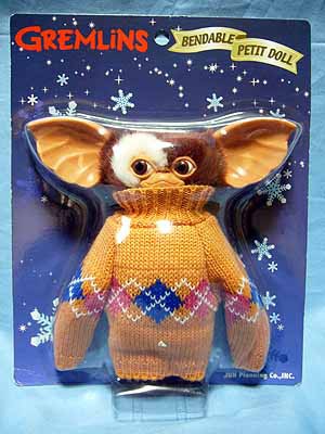 SF・ファンタジー・ホラー GREMLiNS 2/BENDABLE PETIT DOLL GIZMO Vintage 1990 Gremlins 2 Japanese JUN Planning Gizmo Lovely