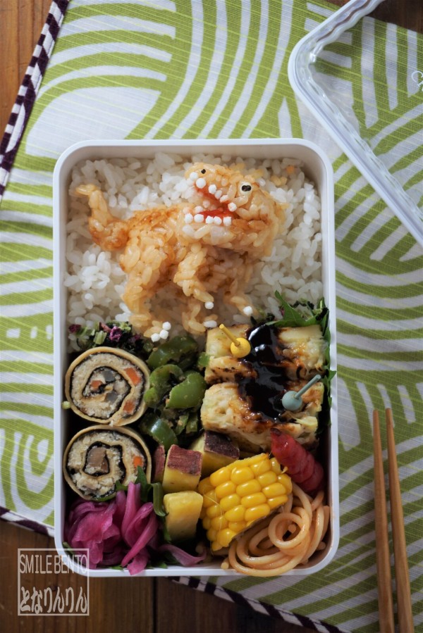 学びの多い題材 恐竜弁当 ティラノサウルス Smile Bento Powered By ライブドアブログ