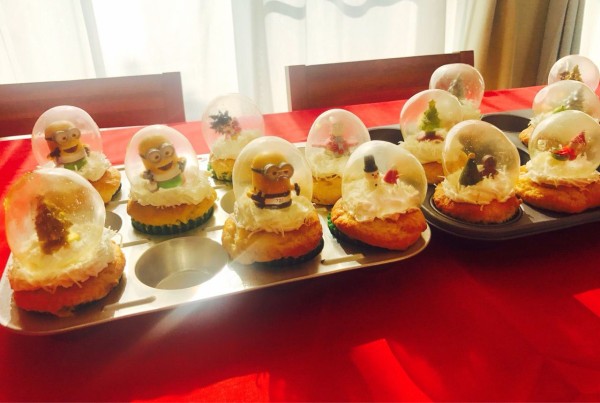 スノードームケーキ パン教室 Smilebread