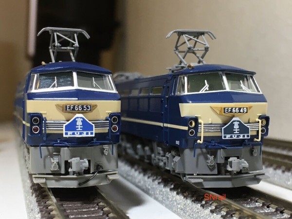 TOMIX 新しいEF66 購入・小加工＋旧製品との比較 : SN総合車両所