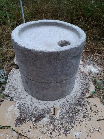 蕎麦がざるに乗るまで～ その15 「石臼の再生①」 : 宮城県 蕎麦小屋