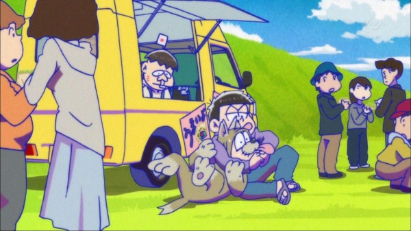 おそ松さん 第話 教えてハタ坊 スクール松 イヤミの学校 感想まとめ カラ松の乳首丸見え そして六つ子がお笑いや声優を目指した結果 そくどく