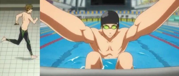 Free 最終話の作画ミスが話題に 真琴が水着はいてない そくどく