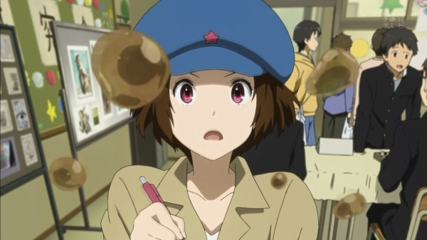 氷菓 第16話 ほうたろ姉が来校するも鉄壁の顔ディフェンス 遂に不知火舞コスもきたか そくどく