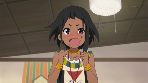 たまこまーけっと 第7話 風呂で桃尻解禁 Gifあり お付きのチョイちゃん礼儀正しくてかわゆい そくどく