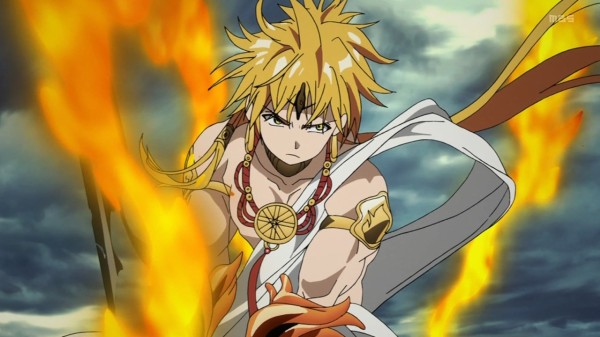 マギ The Kingdom Of Magic 第21話 またしてもジンの乳首解禁ｷﾀ ﾟ ﾟ 魔装アリババもかっけえぇぇぇ と思ったら完全に紅炎に持って行かれたでござるｗｗｗｗｗ そくどく