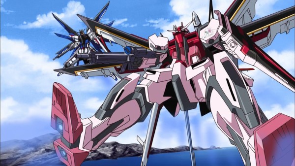 機動戦士ガンダムseed Destiny Hdリマスター オリ機体 ストライクルージュ オオトリ装備 Ver Rm 登場 そしてハイネ死亡シーンもhd化 そくどく