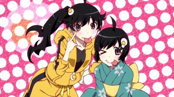 偽物語 第7話 ファイヤーシスターズの全裸ハグｷﾀ ﾟ ﾟ そしてエンドカードはまさかのうめてんてー そくどく
