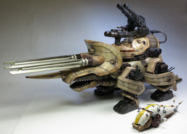 Zoids 職人がウェザリング塗装した マッドサンダー が泥臭くて超