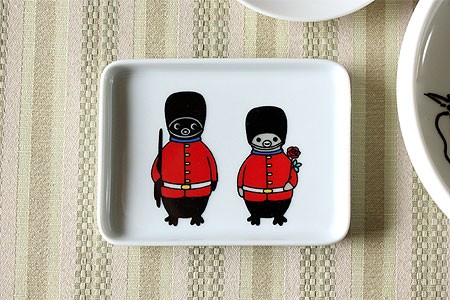 さかざきちはる 冬の小さな展示 角皿「イギリス」 : sola JOURNAL （β版）