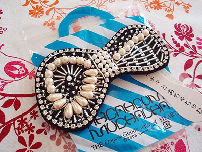 AHCAHCUM.muchacha 白鳥バレッタ・パールイヤーカフ 2点セット AHCAHCUM.muchacha 白鳥バレッタ・パールイヤーカフ 2点セット 2way