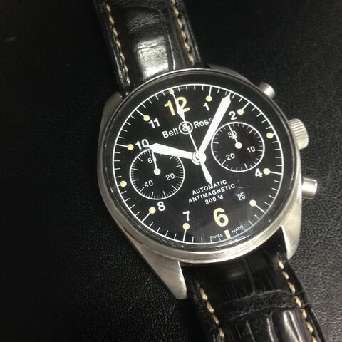 BELL&ROSS ベルアンドロス ヴィンテージ 126 時計 クロノグラフ HA-5371| ベル&ロス ヴィンテージ126 クロノグラフ デイト 200m