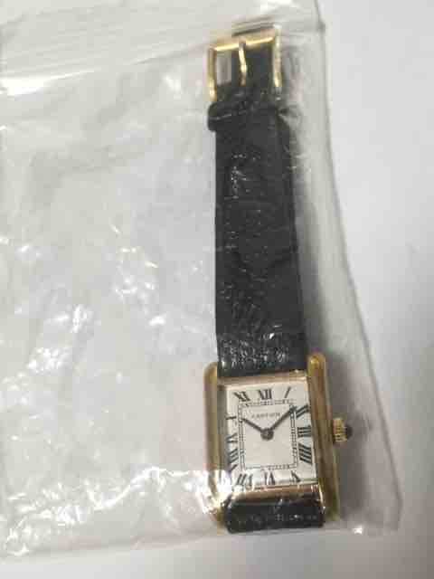 カルティエ マスト タンク 電池交換 cal.90 Cartier must de