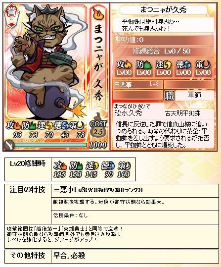 サイロウ戦国時代駄文３ 松永久秀 イチから始める奇跡ののぶニャが のぶニャが 初心者 入門編