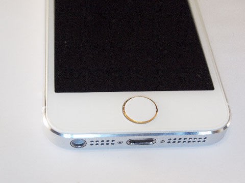 商品追加 Iphone5s ゴールドモデルのホームボタン風ステッカー
