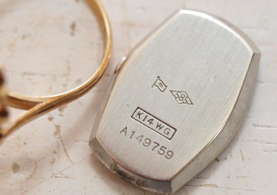 14k翡翠バングル 14金 585刻印値下げ最後！ アクセサリー