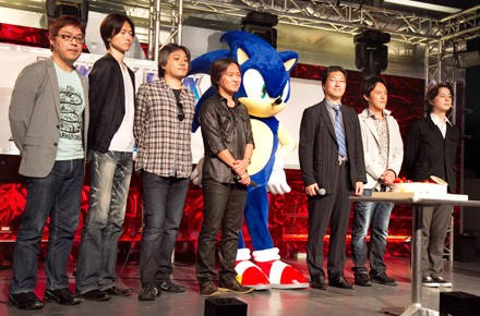 ソニック20周年　中裕司　直筆サイン色紙 ソニック・ザ・ヘッジホッグ 20周年記念展」バースデーパーティ