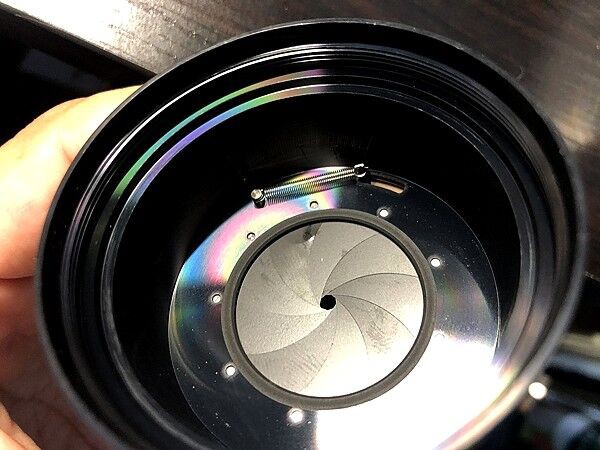 Ai AF Nikkor 85mm f/1.8D 絞り羽分解修理 : まるそんPHOTO日記