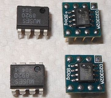 ONKYO SE-200PCI (VLSC回路カット) オペアンプ交換 MUSES 8920 ...