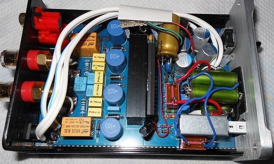 SMSL SA-36A(TA2020) 改造 その8 入力カップリングコンデンサ