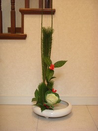 玄関に山村御流 : DECO! DECO! LIFE