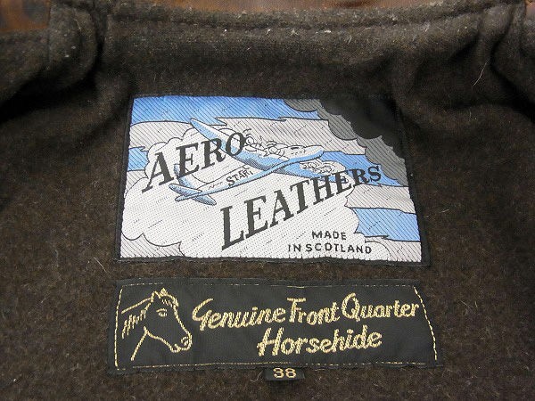 AERO LEATHERS/エアロレザー ハイウェイマン/飛行機タグ/ブラウン をお買取致しました！ : バイク用品工具買取専門店サザンクロス