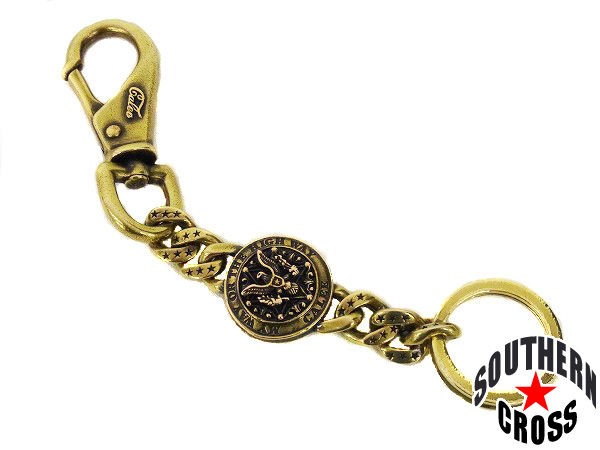 CALEE キーリング コンチョ 真鍮 CALEE キーリング コンチョ 真鍮