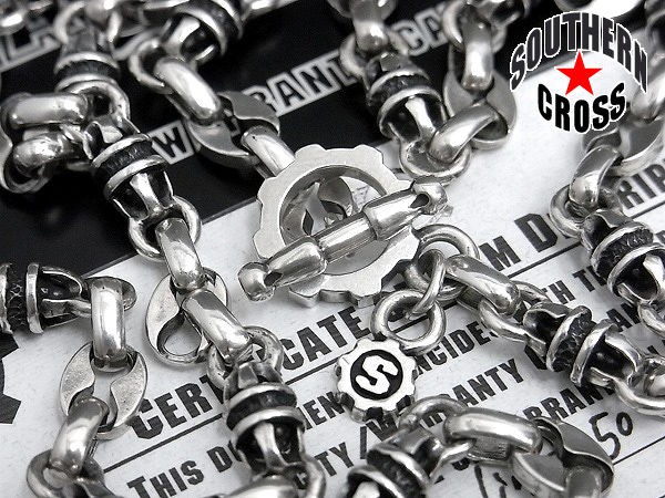 スターリンギアstarlingearバレットリンクチェーンネックレス50cm！