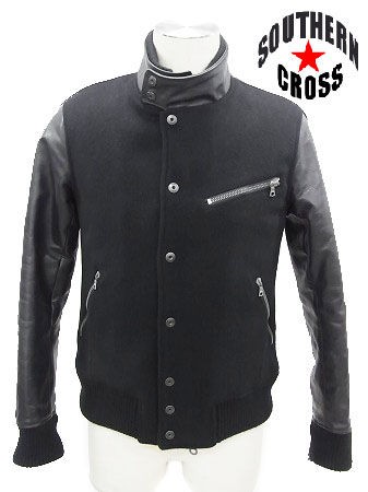 バックラッシュ レザースタジャン カシミヤ混 1164-01