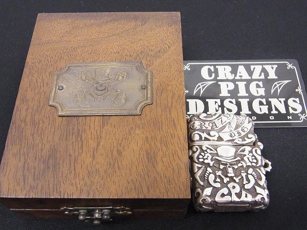 CRAZY PIG【ジッポ箱のみ】無記名カード付 正規品】CRAZY PIG LIMITED ZIPPOライター - メルカリ