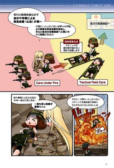 予約受付 改訂版イラストでまなぶ 戦闘外傷救護 Combat First Aid Tacmedaブログ 有事医療を考える