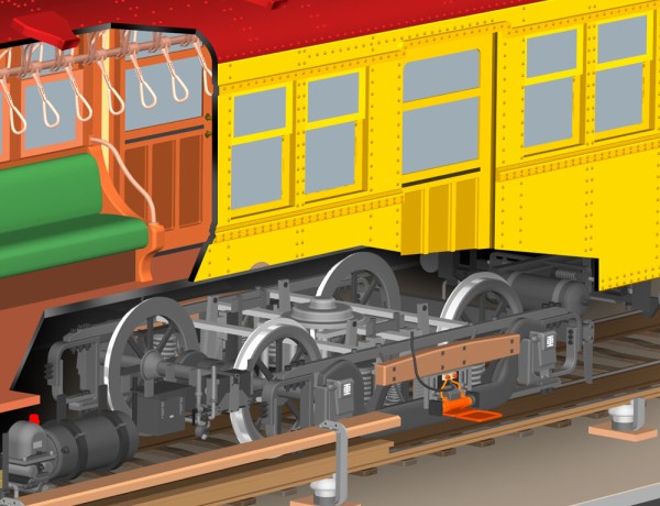 帝都交通営団　車両図面等 ○帝都高速度交通営団 東京地下鉄道 旧銀座線1001系 : のりものの透視