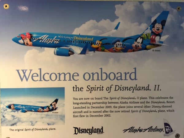 ディズニーの飛行機に乗りました Spontaneousnessのblog