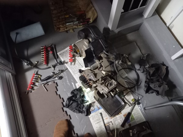 レッツ4 ※エンジン焼き付きの為要修理 エンジン焼き付きのバイク｜故障と