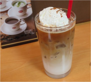ベックスコーヒーショップのアイスカプチーノ Haruharuの普段着ごはん