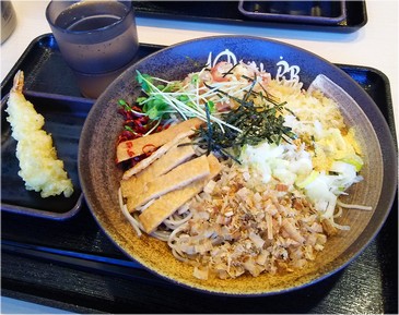ゆで太郎の薬味そば ミニかつ丼セット クーポンで海老天 Haruharuの普段着ごはん