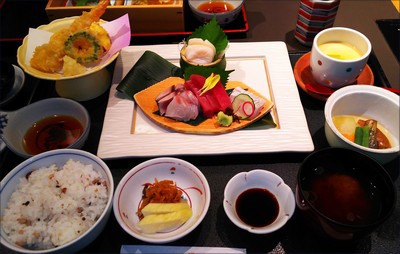 木曽路の刺身定食 松花堂弁当 Haruharuの普段着ごはん